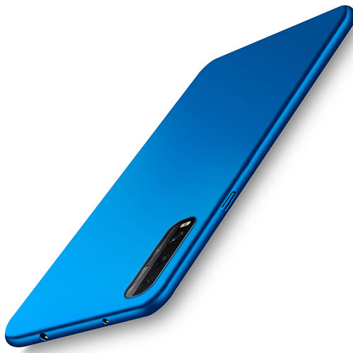 Hard Rigid Plastic Matte Finish Case Back Cover M01 for Oppo Find X2 Blue
