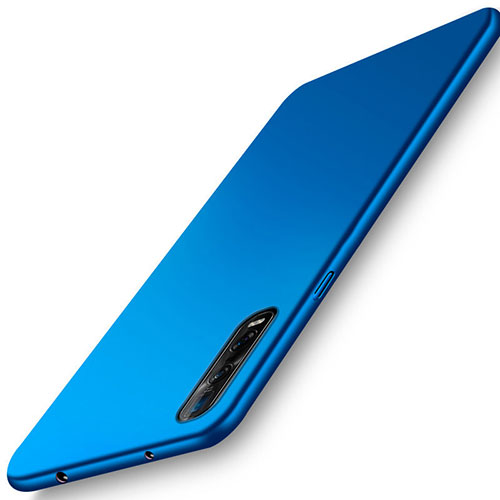 Hard Rigid Plastic Matte Finish Case Back Cover M01 for Oppo Find X2 Pro Blue