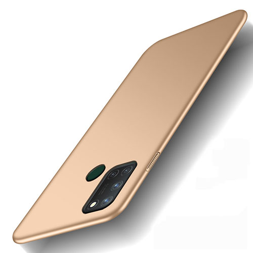 Hard Rigid Plastic Matte Finish Case Back Cover M01 for Realme C17 Gold