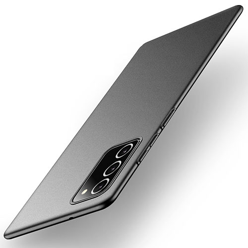 Hard Rigid Plastic Matte Finish Case Back Cover M01 for Samsung Galaxy Note 20 5G Black