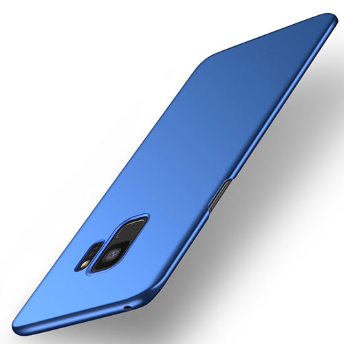 Hard Rigid Plastic Matte Finish Case Back Cover M01 for Samsung Galaxy S9 Blue