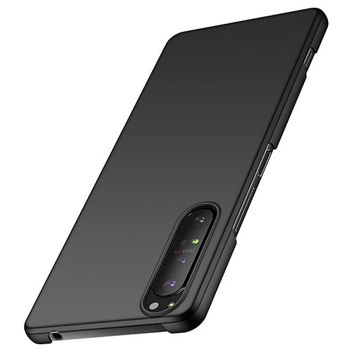 Hard Rigid Plastic Matte Finish Case Back Cover M01 for Sony Xperia 1 II Black