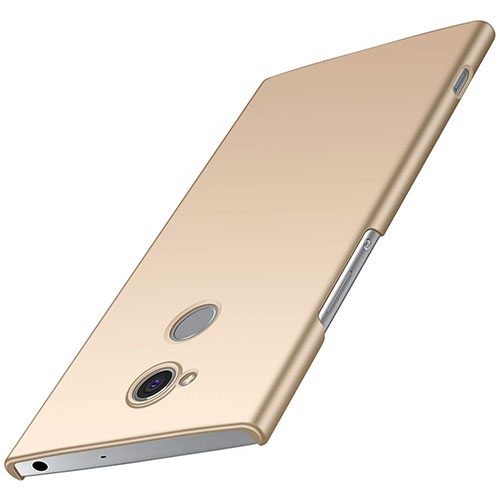 Hard Rigid Plastic Matte Finish Case Back Cover M01 for Sony Xperia XA2 Ultra Gold