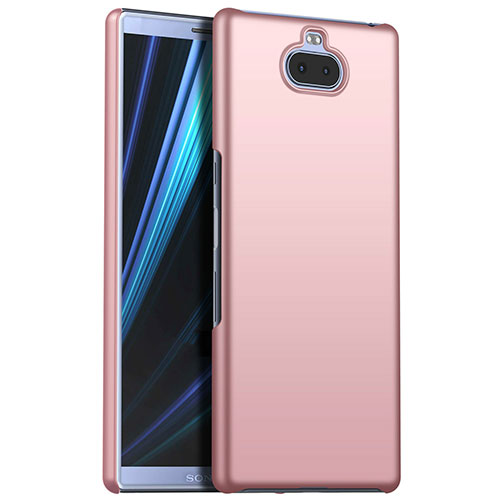 Hard Rigid Plastic Matte Finish Case Back Cover M01 for Sony Xperia XA3 Rose Gold