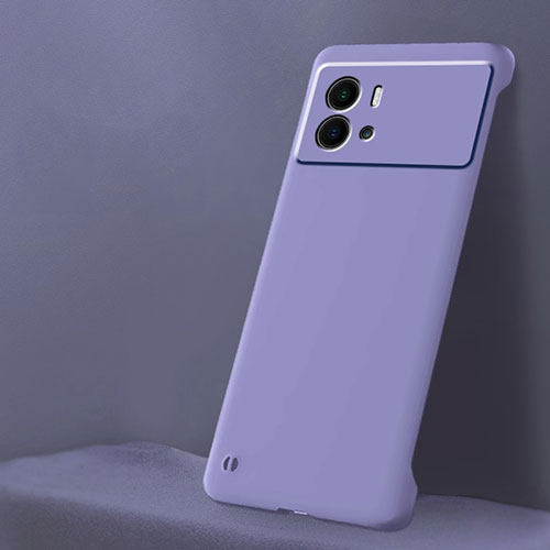 Hard Rigid Plastic Matte Finish Case Back Cover M01 for Vivo iQOO 9 Pro 5G Clove Purple