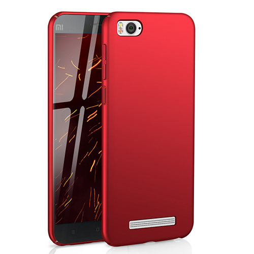 Hard Rigid Plastic Matte Finish Case Back Cover M01 for Xiaomi Mi 4C Red