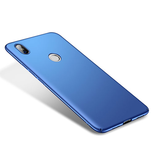 Hard Rigid Plastic Matte Finish Case Back Cover M01 for Xiaomi Mi 8 Blue