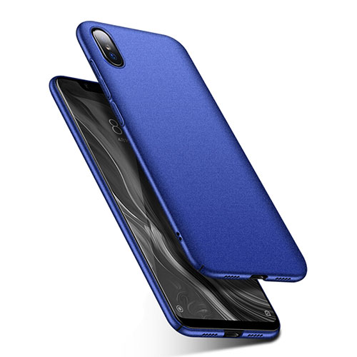 Hard Rigid Plastic Matte Finish Case Back Cover M01 for Xiaomi Mi 8 Screen Fingerprint Edition Blue