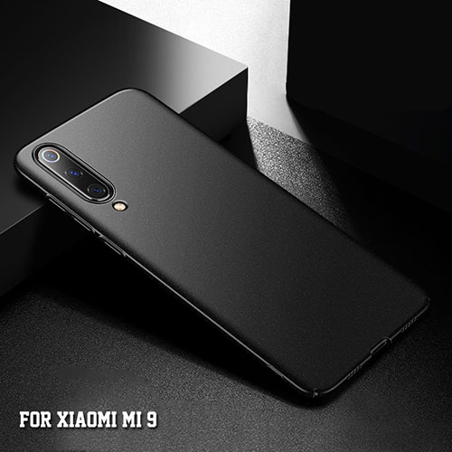 Hard Rigid Plastic Matte Finish Case Back Cover M01 for Xiaomi Mi 9 Pro Black