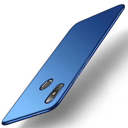 Hard Rigid Plastic Matte Finish Case Back Cover M01 for Xiaomi Mi A2 Blue