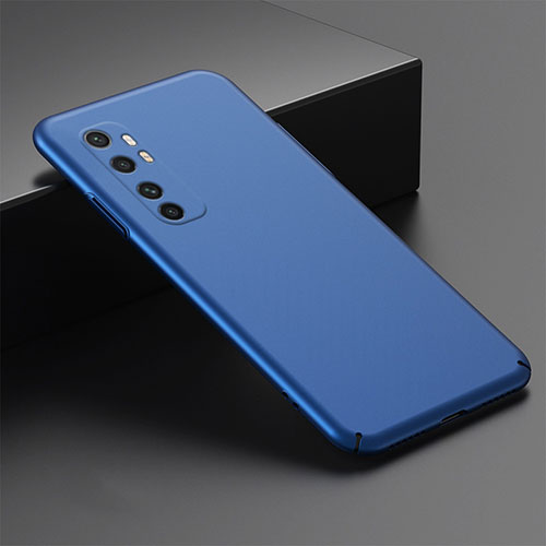 Hard Rigid Plastic Matte Finish Case Back Cover M01 for Xiaomi Mi Note 10 Lite Blue