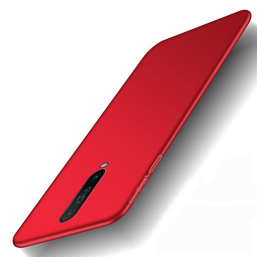 Hard Rigid Plastic Matte Finish Case Back Cover M01 for Xiaomi Poco X2 Red