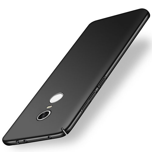 Hard Rigid Plastic Matte Finish Case Back Cover M01 for Xiaomi Redmi Note 5 Indian Version Black