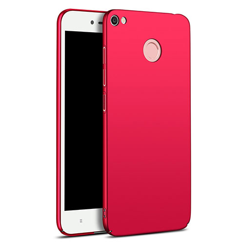 Hard Rigid Plastic Matte Finish Case Back Cover M01 for Xiaomi Redmi Note 5A Prime Red
