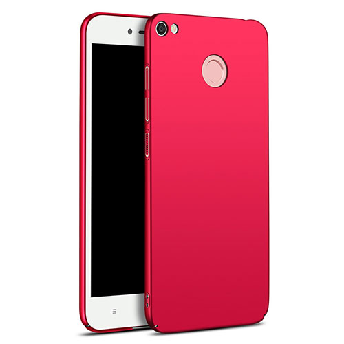 Hard Rigid Plastic Matte Finish Case Back Cover M01 for Xiaomi Redmi Note 5A Pro Red