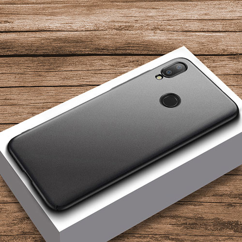 Hard Rigid Plastic Matte Finish Case Back Cover M01 for Xiaomi Redmi Note 7 Black