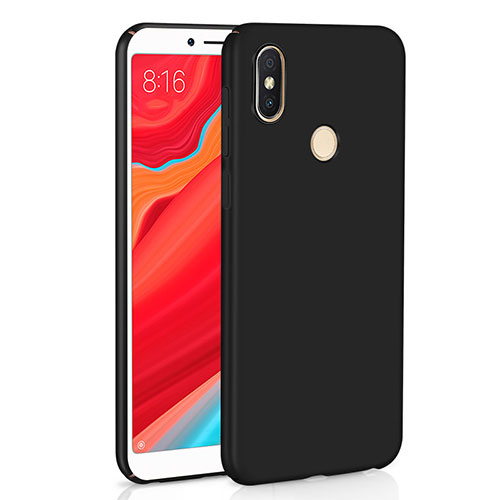 Hard Rigid Plastic Matte Finish Case Back Cover M01 for Xiaomi Redmi S2 Black