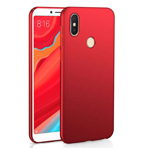 Hard Rigid Plastic Matte Finish Case Back Cover M01 for Xiaomi Redmi Y2 Red