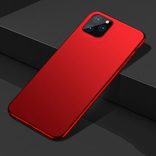 Hard Rigid Plastic Matte Finish Case Back Cover M02 for Apple iPhone 11 Pro Red