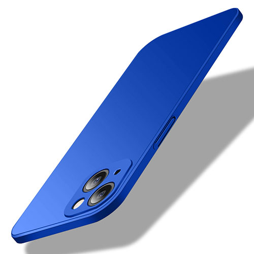 Hard Rigid Plastic Matte Finish Case Back Cover M02 for Apple iPhone 13 Mini Blue