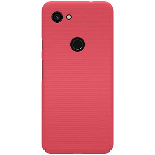 Hard Rigid Plastic Matte Finish Case Back Cover M02 for Google Pixel 3a Red