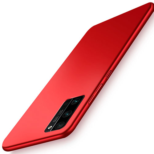 Hard Rigid Plastic Matte Finish Case Back Cover M02 for Huawei Honor 30 Pro Red