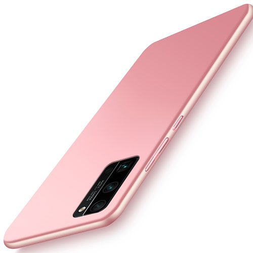 Hard Rigid Plastic Matte Finish Case Back Cover M02 for Huawei Honor 30 Pro Rose Gold