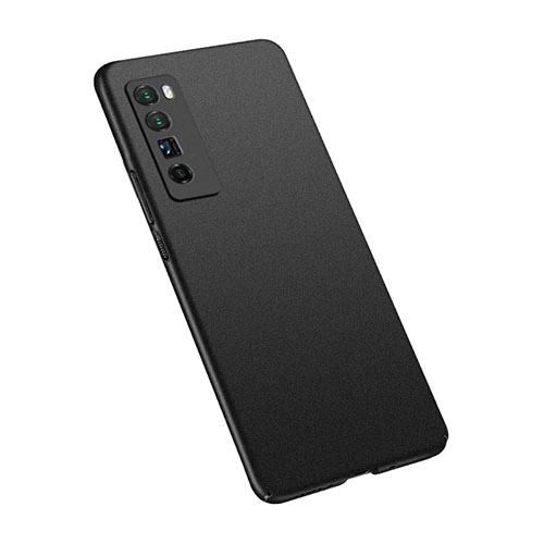 Hard Rigid Plastic Matte Finish Case Back Cover M02 for Huawei Nova 7 Pro 5G Black