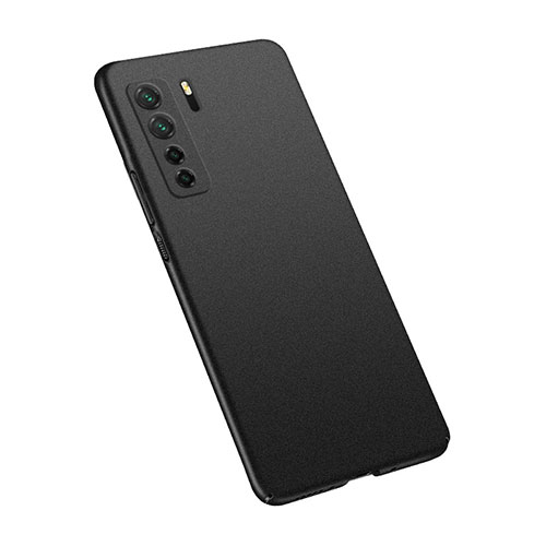 Hard Rigid Plastic Matte Finish Case Back Cover M02 for Huawei Nova 7 SE 5G Black