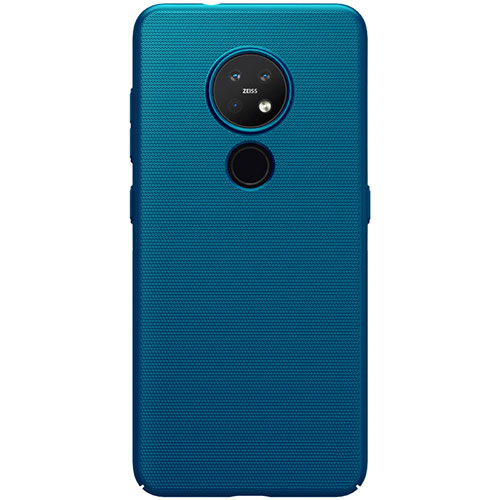 Hard Rigid Plastic Matte Finish Case Back Cover M02 for Nokia 6.2 Blue