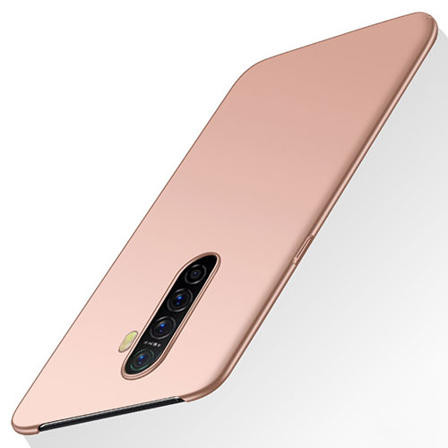 Hard Rigid Plastic Matte Finish Case Back Cover M02 for Realme X2 Pro Rose Gold