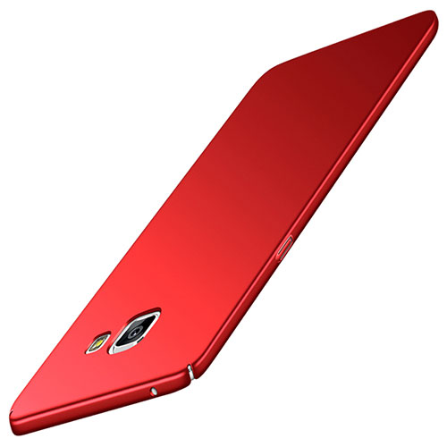 Hard Rigid Plastic Matte Finish Case Back Cover M02 for Samsung Galaxy A5 (2016) SM-A510F Red