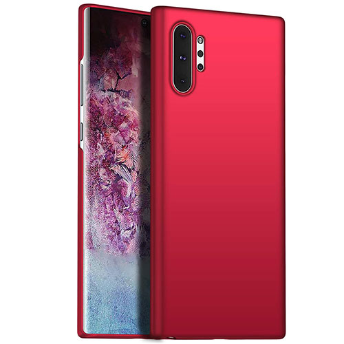 Hard Rigid Plastic Matte Finish Case Back Cover M02 for Samsung Galaxy Note 10 Plus 5G Red