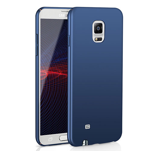 Hard Rigid Plastic Matte Finish Case Back Cover M02 for Samsung Galaxy Note 4 Duos N9100 Dual SIM Blue