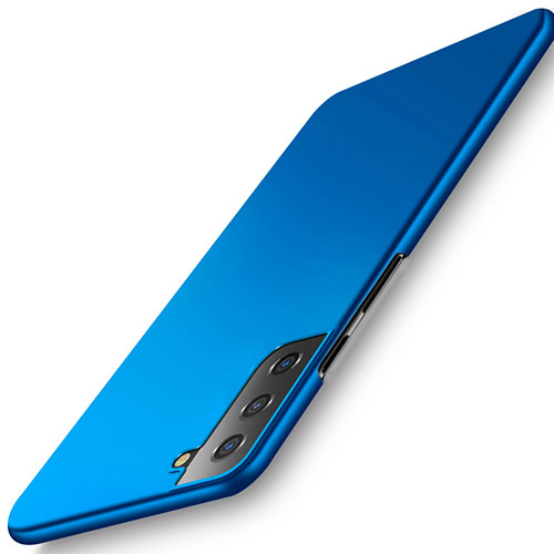 Hard Rigid Plastic Matte Finish Case Back Cover M02 for Samsung Galaxy S21 Plus 5G Blue