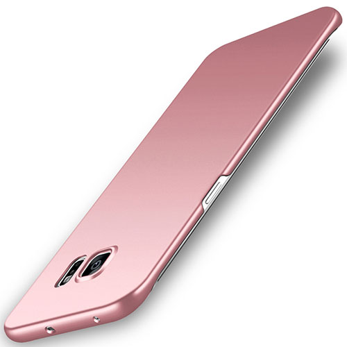 Hard Rigid Plastic Matte Finish Case Back Cover M02 for Samsung Galaxy S6 Edge SM-G925 Rose Gold