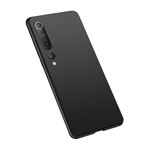 Hard Rigid Plastic Matte Finish Case Back Cover M02 for Xiaomi Mi 10 Black