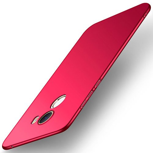 Hard Rigid Plastic Matte Finish Case Back Cover M02 for Xiaomi Mi Mix 2 Red