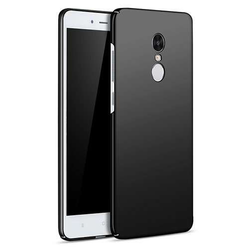 Hard Rigid Plastic Matte Finish Case Back Cover M02 for Xiaomi Redmi Note 4 Black