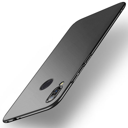 Hard Rigid Plastic Matte Finish Case Back Cover M02 for Xiaomi Redmi Note 7 Pro Black