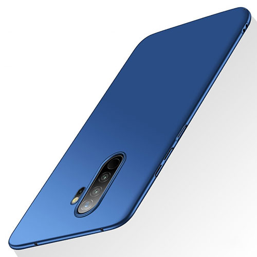Hard Rigid Plastic Matte Finish Case Back Cover M02 for Xiaomi Redmi Note 8 Pro Blue