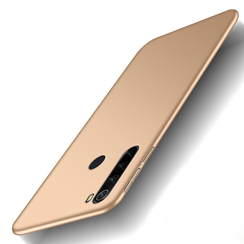 Hard Rigid Plastic Matte Finish Case Back Cover M02 for Xiaomi Redmi Note 8T Gold
