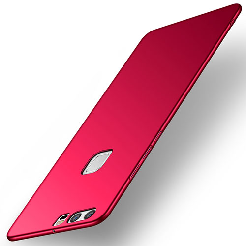 Hard Rigid Plastic Matte Finish Case Back Cover M03 for Huawei P9 Plus Red