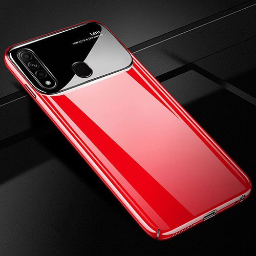 Hard Rigid Plastic Matte Finish Case Back Cover M03 for Oppo A31 Red