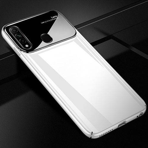 Hard Rigid Plastic Matte Finish Case Back Cover M03 for Oppo A8 White