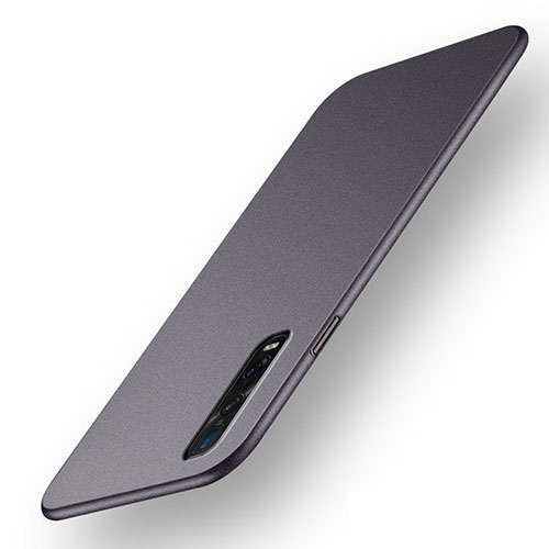 Hard Rigid Plastic Matte Finish Case Back Cover M03 for Oppo Find X2 Pro Gray