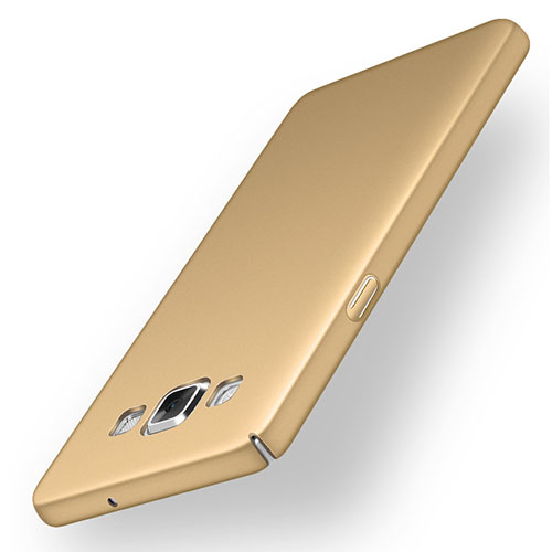 Hard Rigid Plastic Matte Finish Case Back Cover M03 for Samsung Galaxy A5 Duos SM-500F Gold