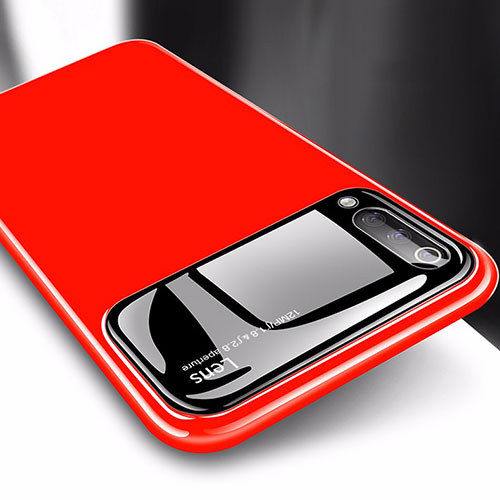 Hard Rigid Plastic Matte Finish Case Back Cover M03 for Xiaomi CC9e Red