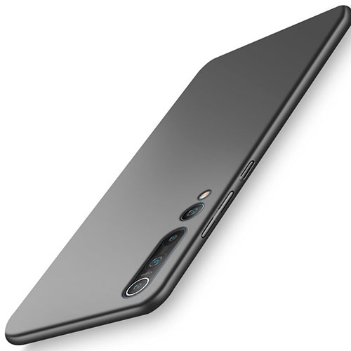 Hard Rigid Plastic Matte Finish Case Back Cover M05 for Xiaomi Mi 10 Black