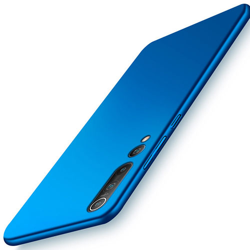 Hard Rigid Plastic Matte Finish Case Back Cover M05 for Xiaomi Mi 10 Blue